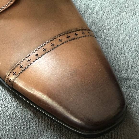 Mens size 8.5 La Milano Oxford cap toe dress shoes - Picture 8 of 10